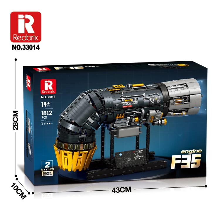 Klocki REOBRIX 33014 Silnik Myśliwca (1812 elementów)
