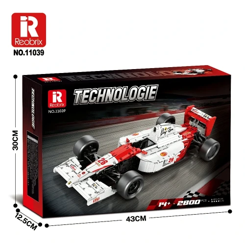 Klocki REOBRIX 11039 Samochód wyścigowy F1 MCL (2800 elementów)