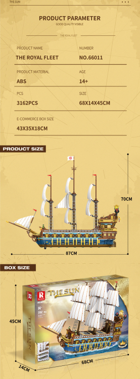 66011A The Royal Sunshine (3162pcs)