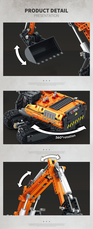 22003 Engineering excavator (1106pcs)