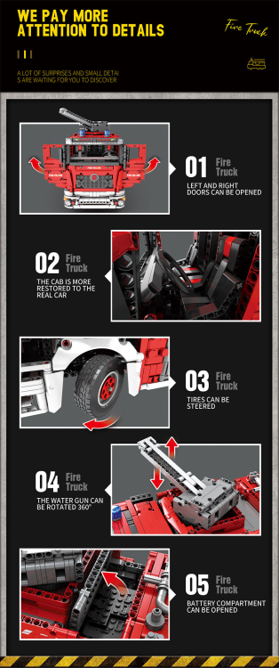 22008 Fire engine (2888pcs)