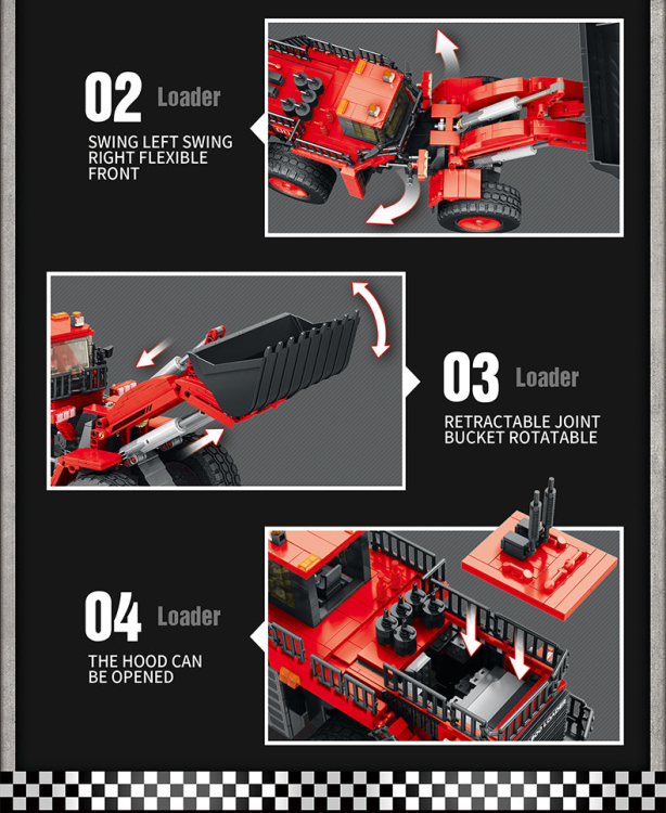 22010 Loader – red (1876pcs)