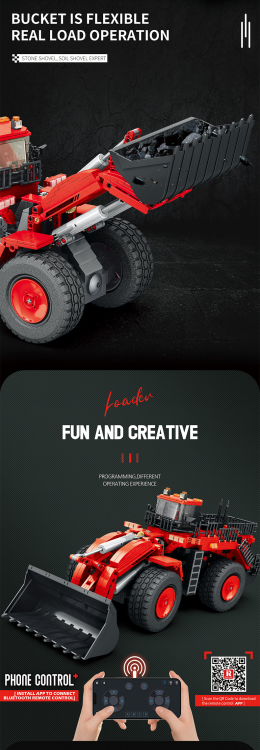 22010 Loader – red (1876pcs)