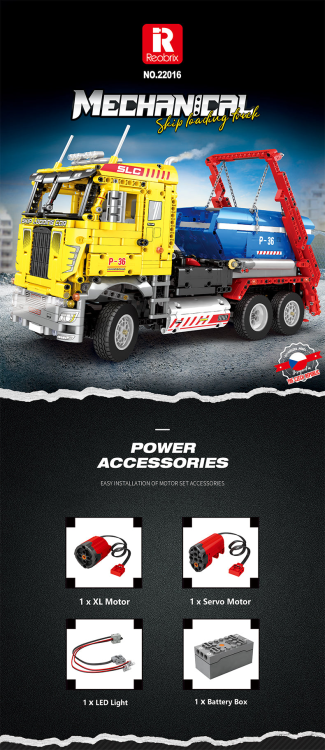 22016 Dumpster Container Truck (1918pcs)