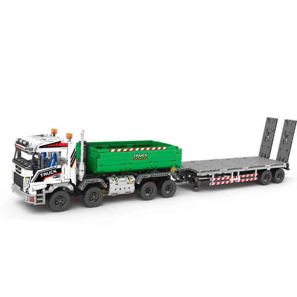 22021 Large Truck with flat trailer (2950pcs)