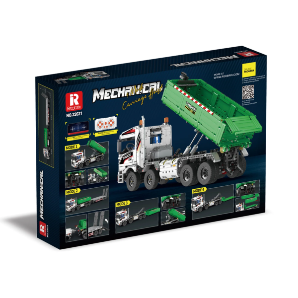 22021 Large Truck with flat trailer (2950pcs)