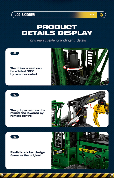22027 Skidder (1741pcs)
