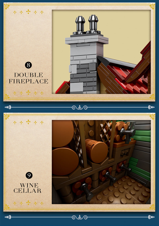 66018 Medieval Inn + Tavern (2831pcs)