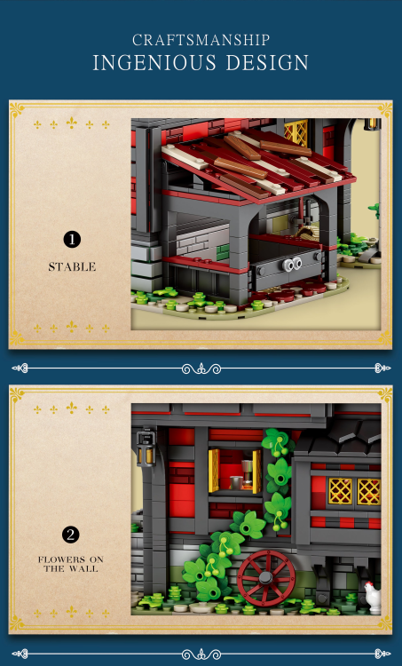66017 Medieval Tavern (3214pcs)