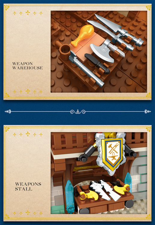 66005 Medieval Blacksmith Shop (2366pcs)
