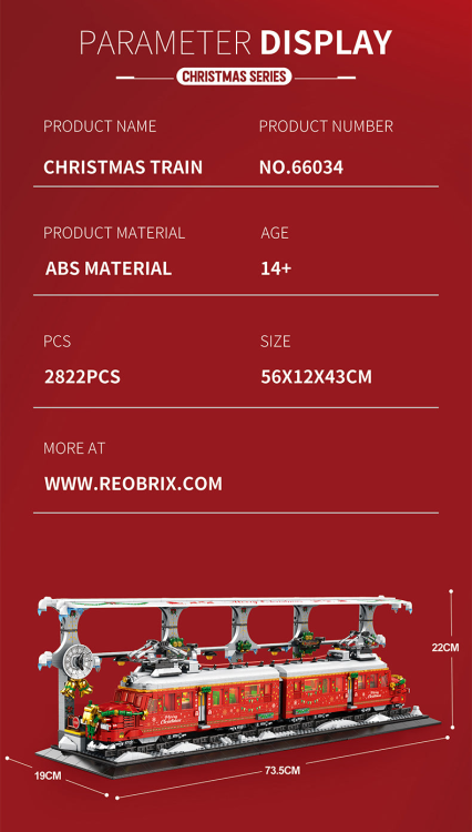 66034 Christmas Train (2822pcs)