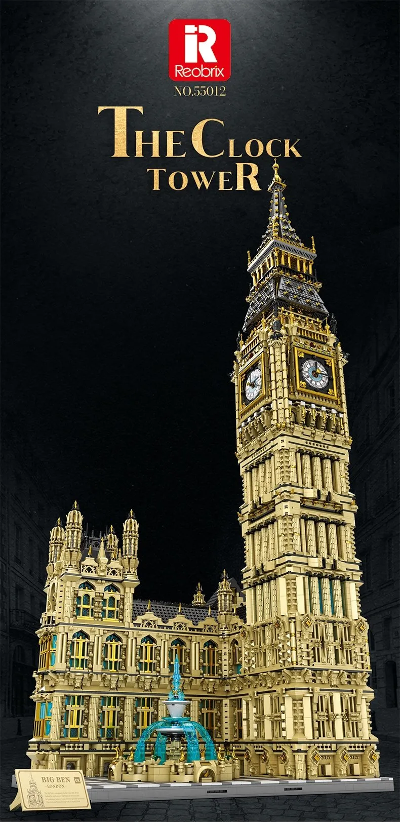 Klocki REOBRIX 55012 - Big Ben - 13 825 elementów