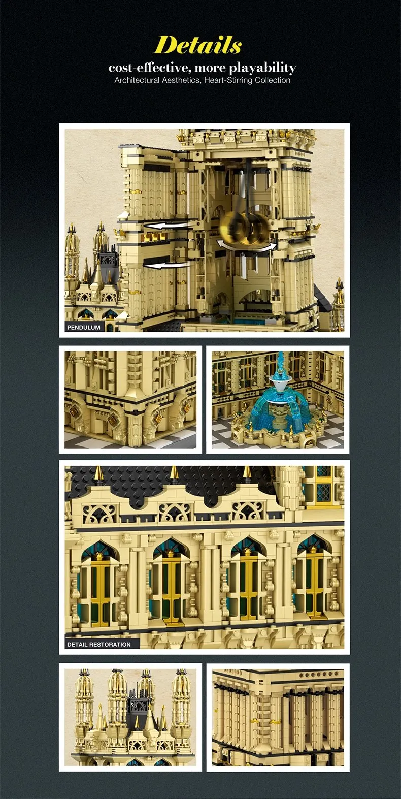 Klocki REOBRIX 55012 - Big Ben - 13 825 elementów